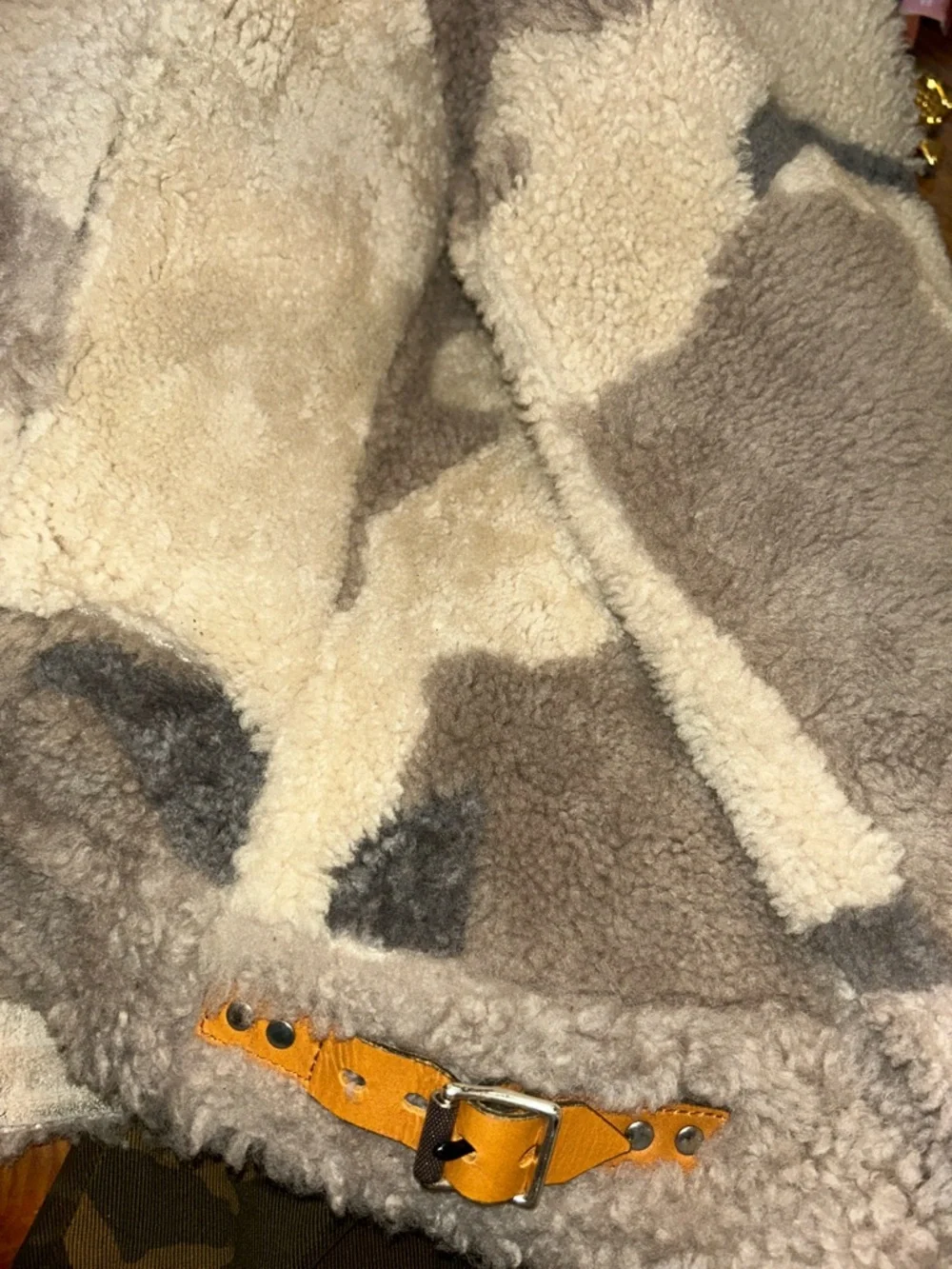 RAG & BONE sz XS Taupe and Cream Teddy Sherpa Jacket INCREDIBLE!!! - Picture 11 of 11